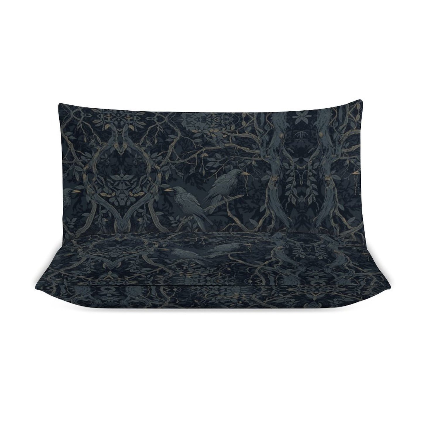 William Morris Inspired 3-Piece Bedding Set-90"x90"/ 229x229cm (Dual-sided Printing)