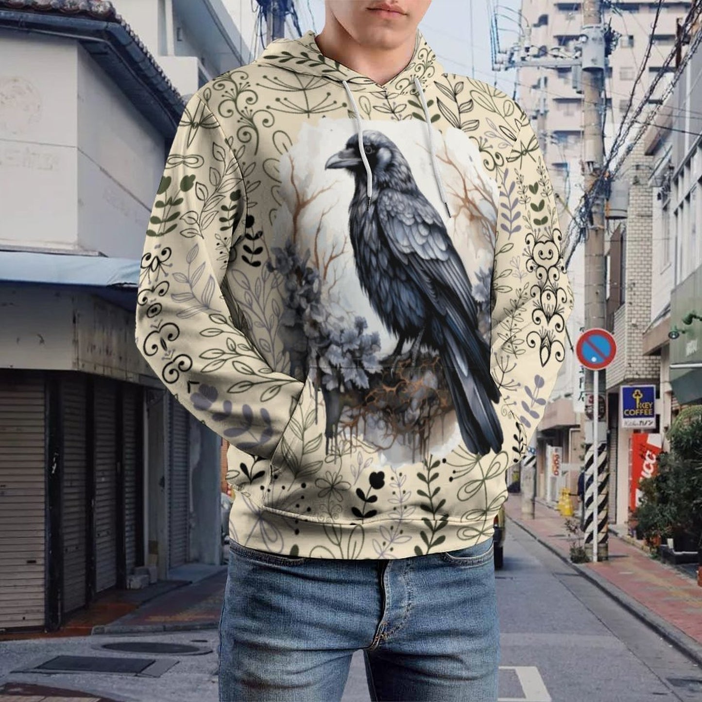 230gsm Hoodie for Women with Double-layer Cap (All-Over Printing)