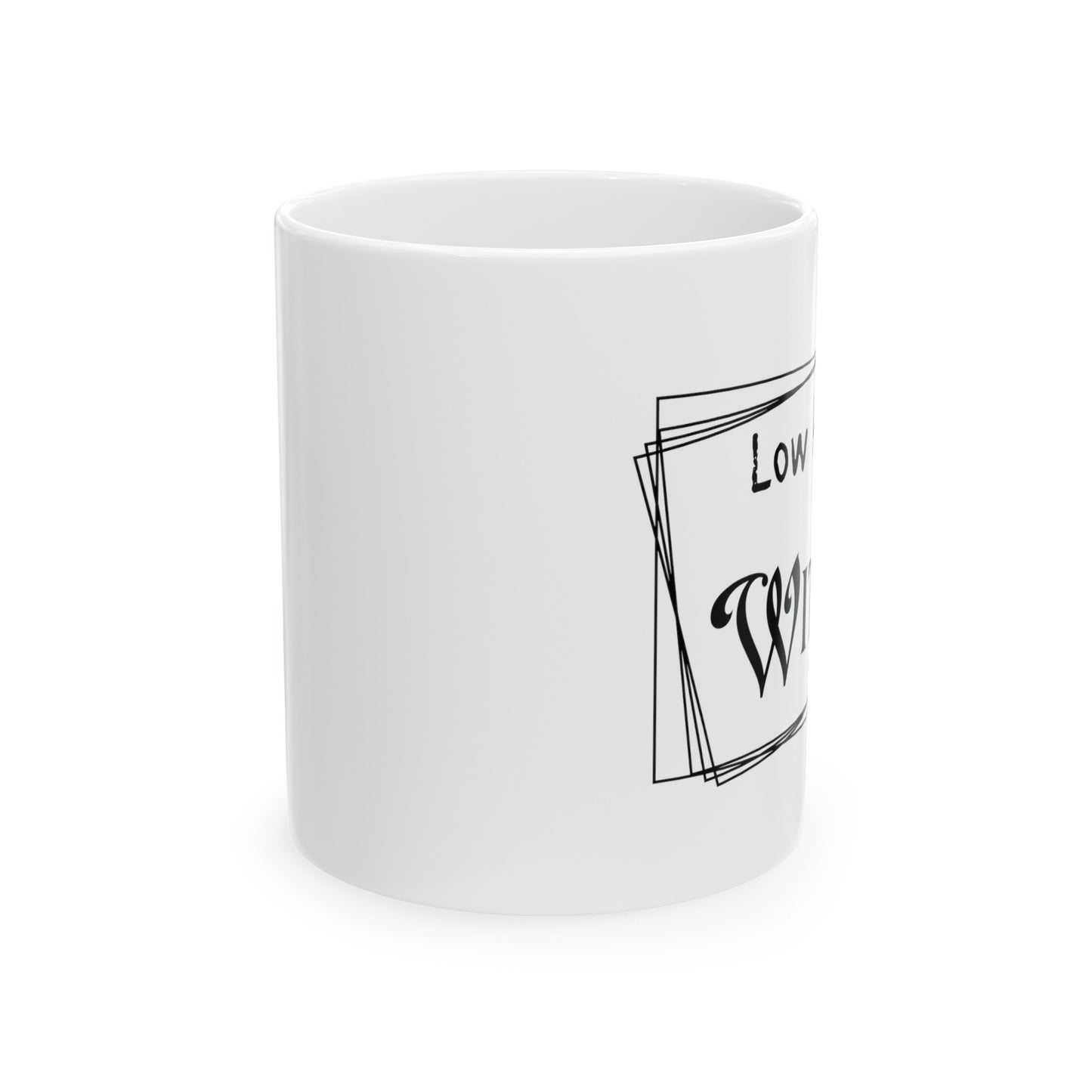 Low Key Witch Ceramic Mug, 11oz