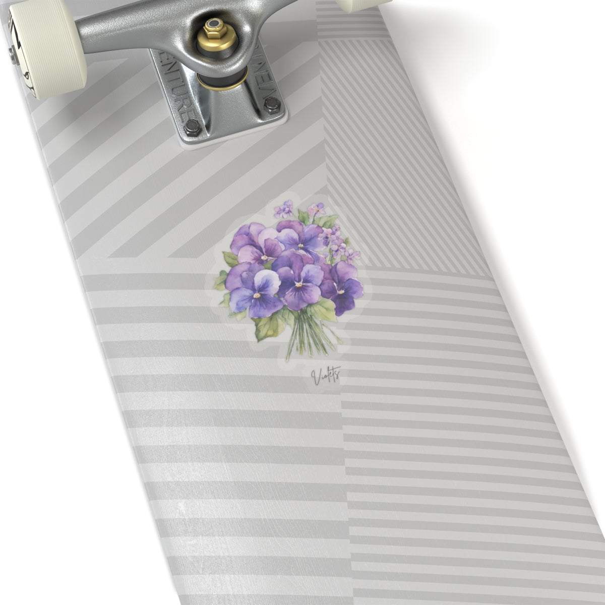 February Violets Birth flower Kiss-Cut Stickers