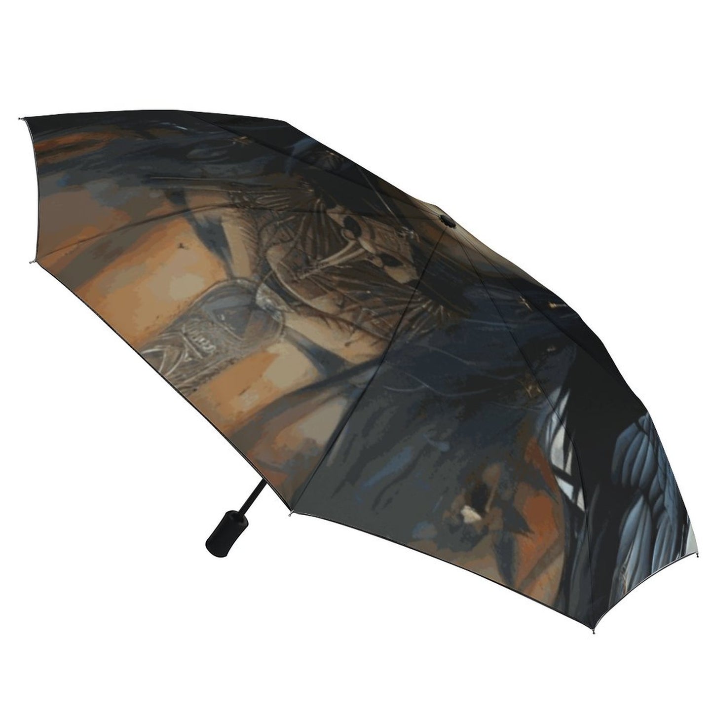 Celtic Goddess Morrigan Auto Umbrella with Printed Pattern Outside ZYS03-8K