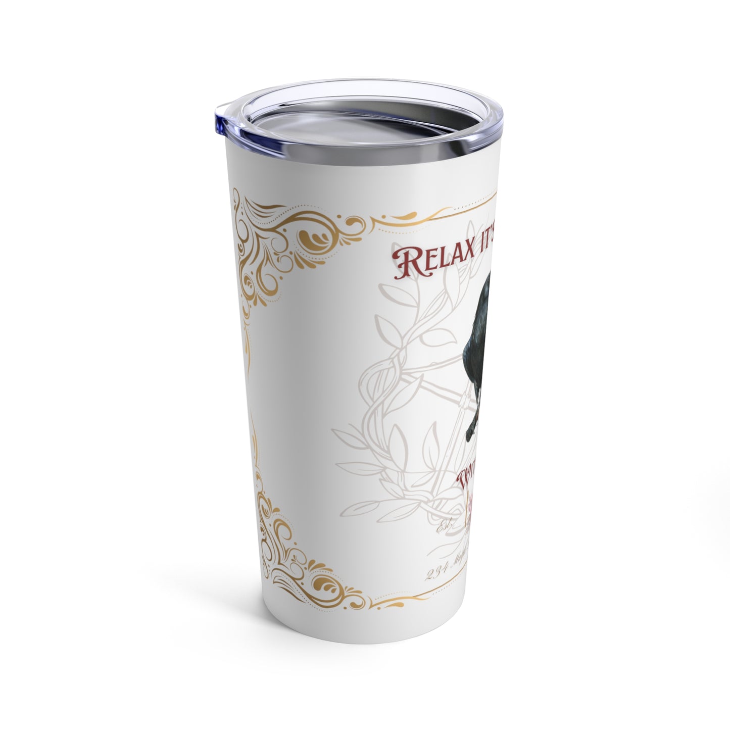 Witchy Girl Tumbler, Relax It's Only Magic Tumbler 20oz, Witchy Tumbler - The Witchy Gypsy