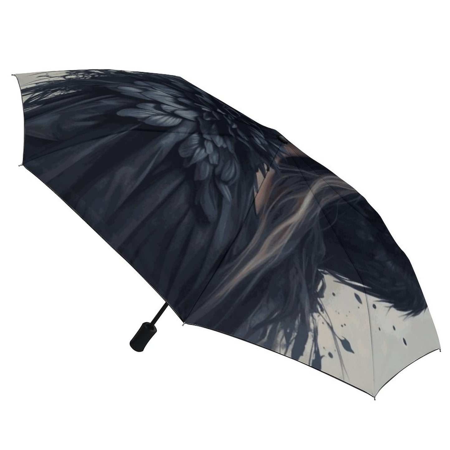 Goddess Morrigan Auto Umbrella with Printed Pattern Outside ZYS03-8K