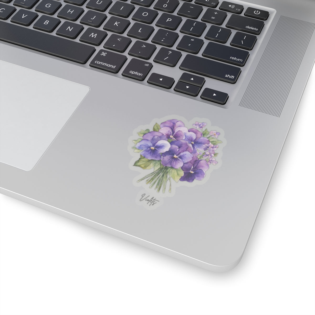 February Violets Birth flower Kiss-Cut Stickers