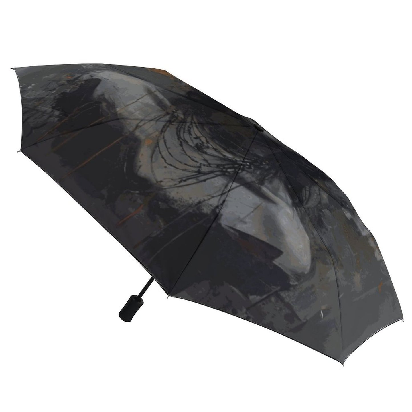 Horned Lilith Pagan Auto Umbrella with Printed Pattern Outside ZYS03-8K
