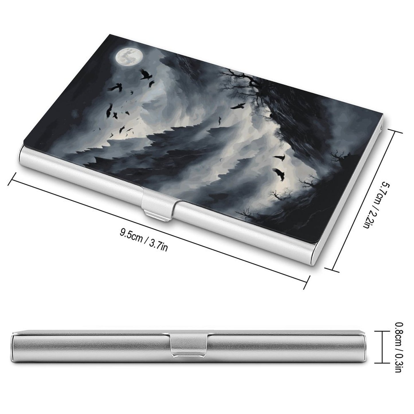 Murder of Crows Midnight Business Card Holder