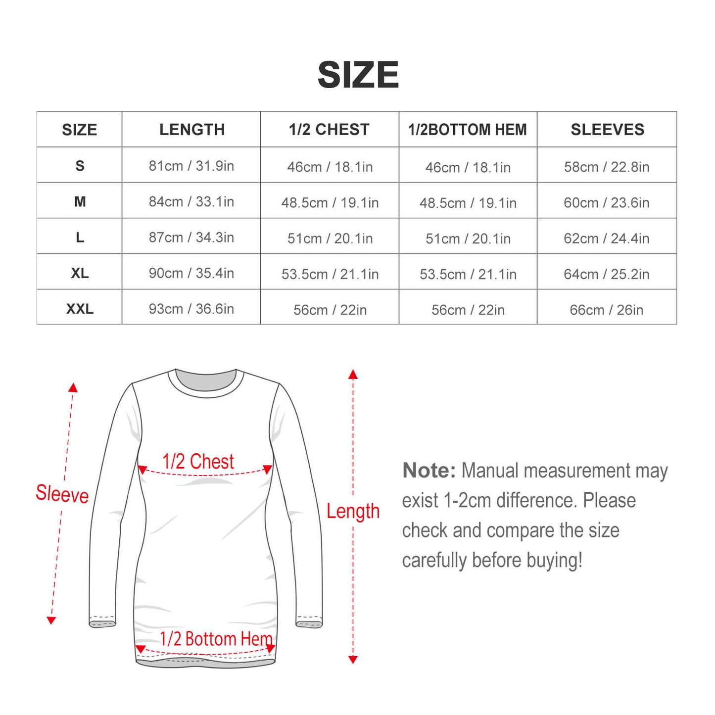 Long Sleeve Dress JJ1207 (All-Over Printing)