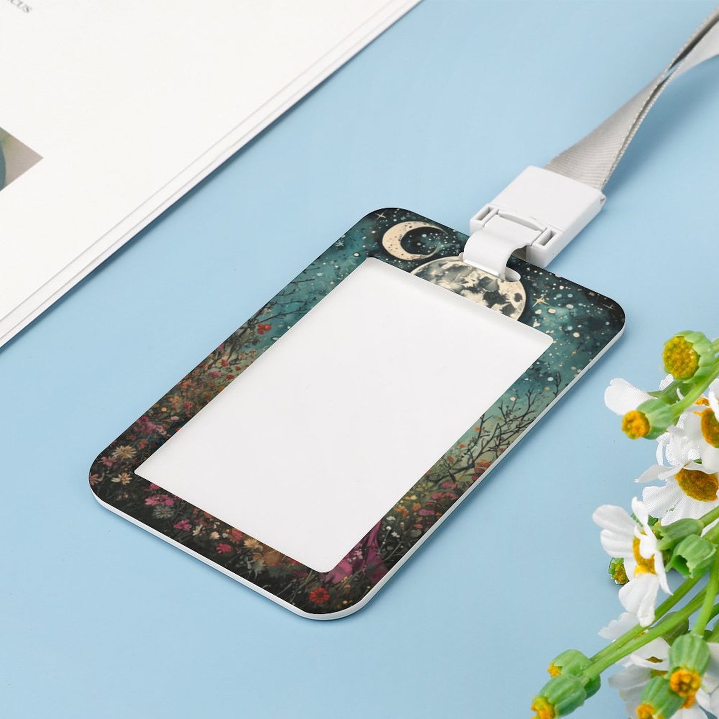 Boho Witches Vertical ID Badge Holder