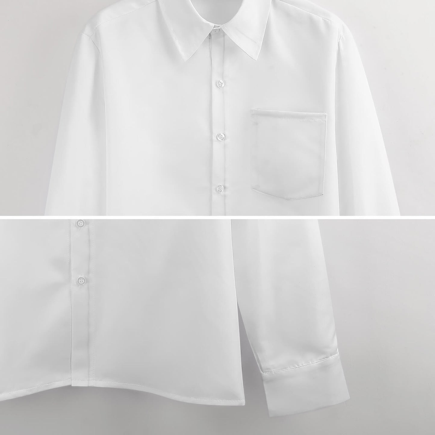 William Morris Crows Faux Linen Men Long Sleeve Shirt with Pocket LS (All-Over Printing)