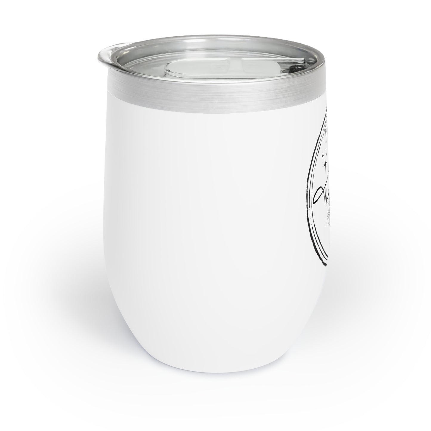 The Witches Chill Wine Tumbler, Wiccan Wine Tumbler, Bachelorette Chill Wine Tumbler, groovy bachelorette, bride squad, dazed and engaged