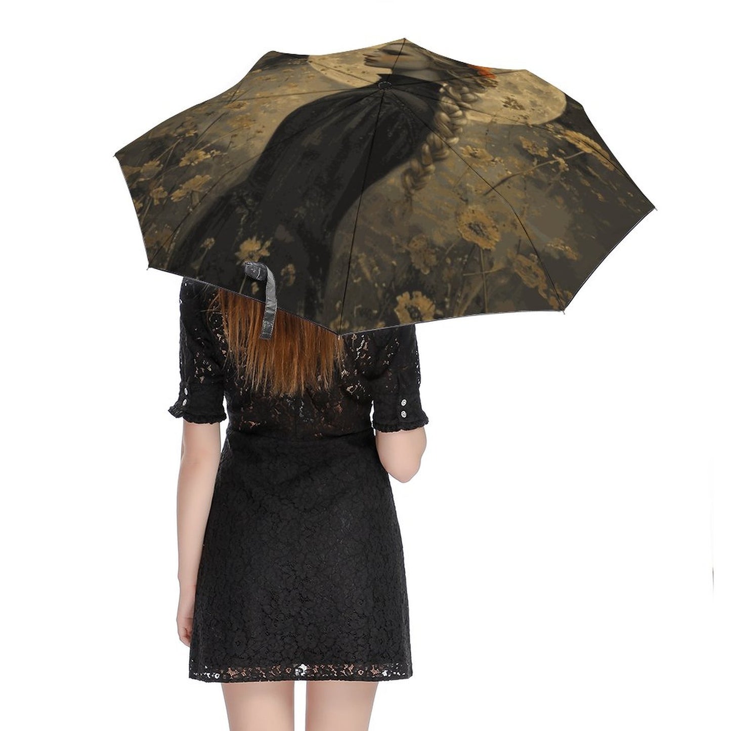 Freya Auto Umbrella with Printed Pattern Outside ZYS03-8K