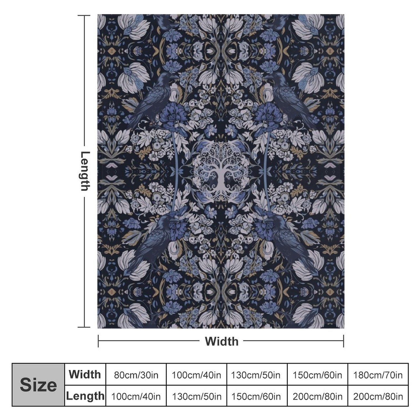 280gsm Flannel Blanket (One-sided Printing)-50"×60"