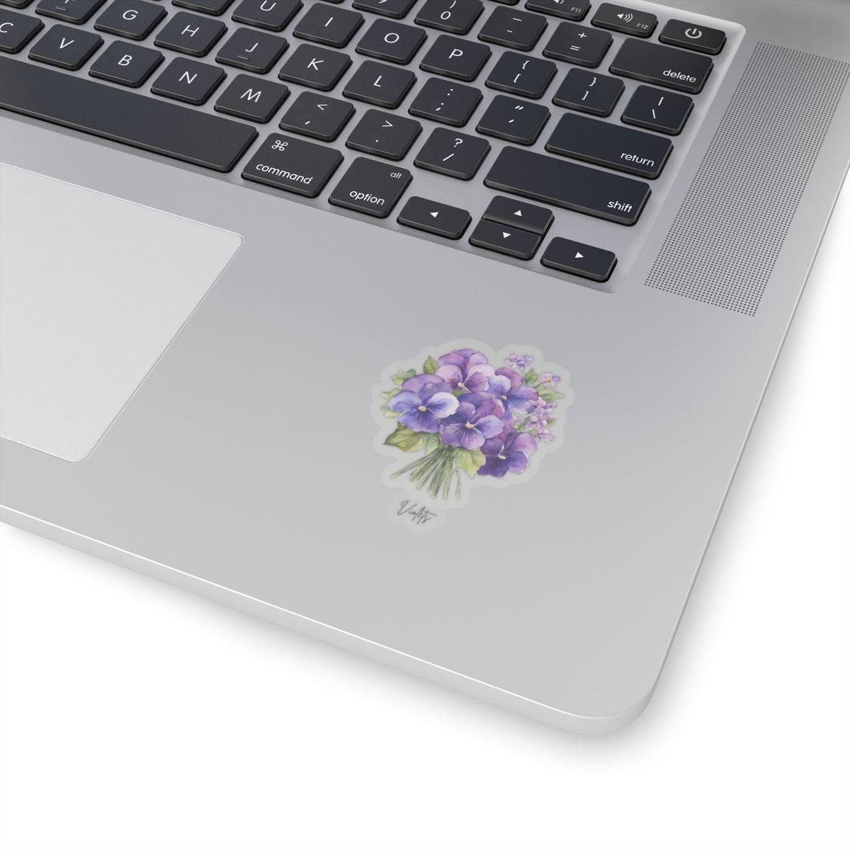 February Violets Birth flower Kiss-Cut Stickers