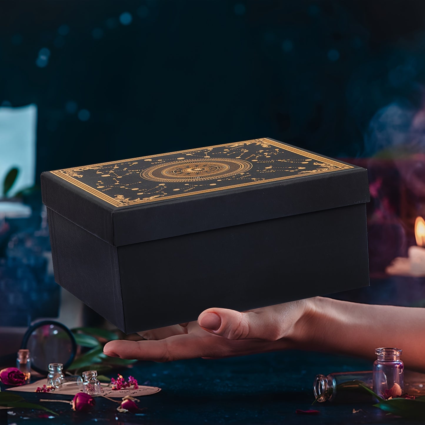 60Pcs Witchcraft Supplies Kit Box - Crystal Spoon For Meditation Divination