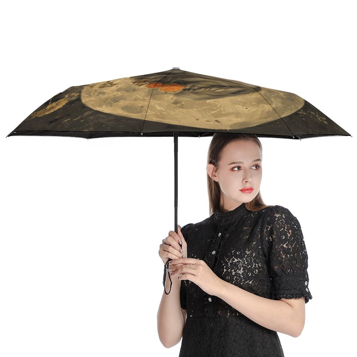Freya Auto Umbrella with Printed Pattern Outside ZYS03-8K