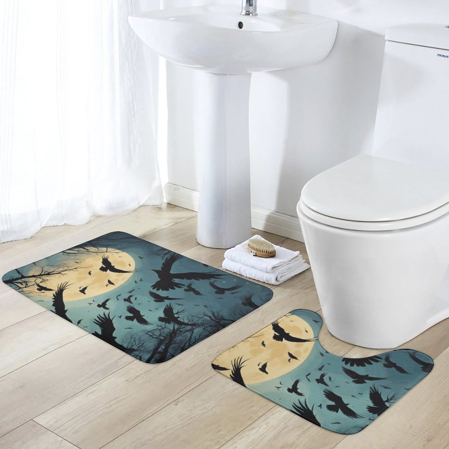 Coral Velvet Floor Mat Set of 2-19.7"x31.5"