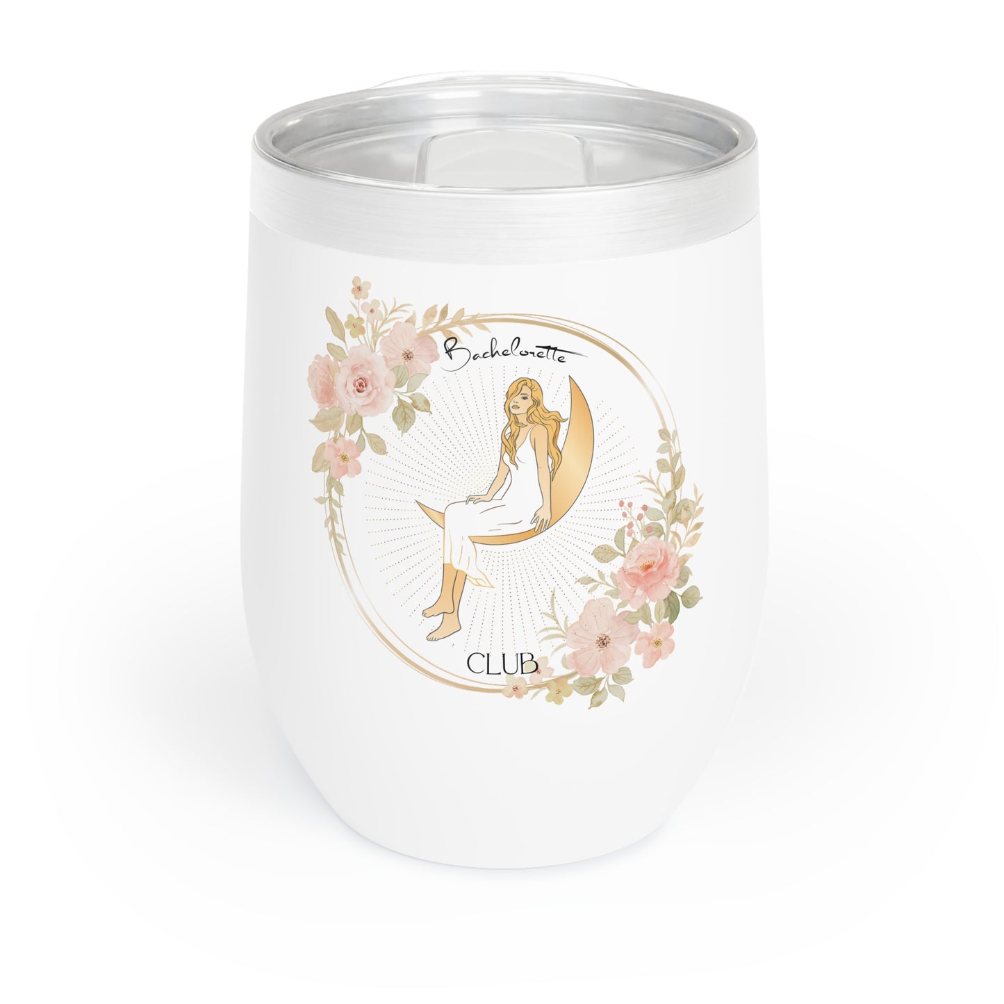 Boho Wine Tumbler, Goddess Bachelorette Chill Wine Tumbler - The Witchy Gypsy