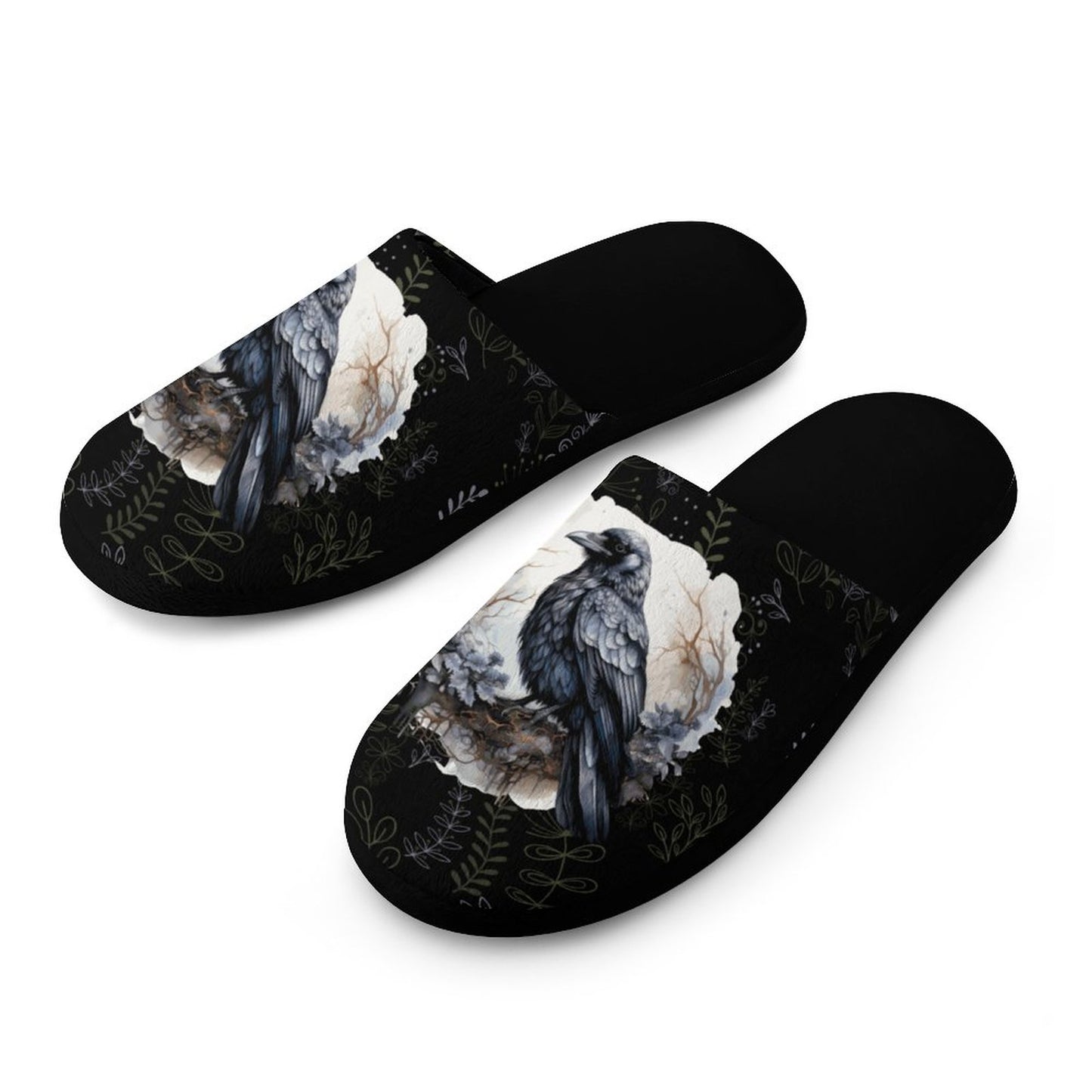 Crows Nest Flannel Ladies Cotton Slippers
