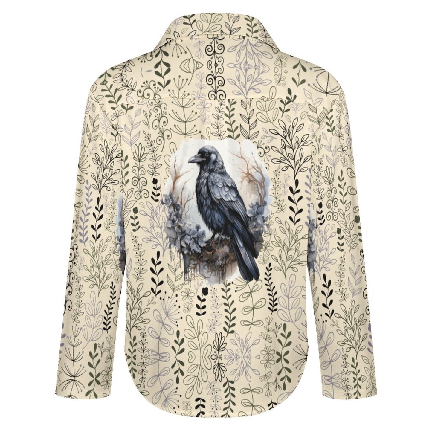 Asymmetrical Hem Shirt B648(All-Over Printing)