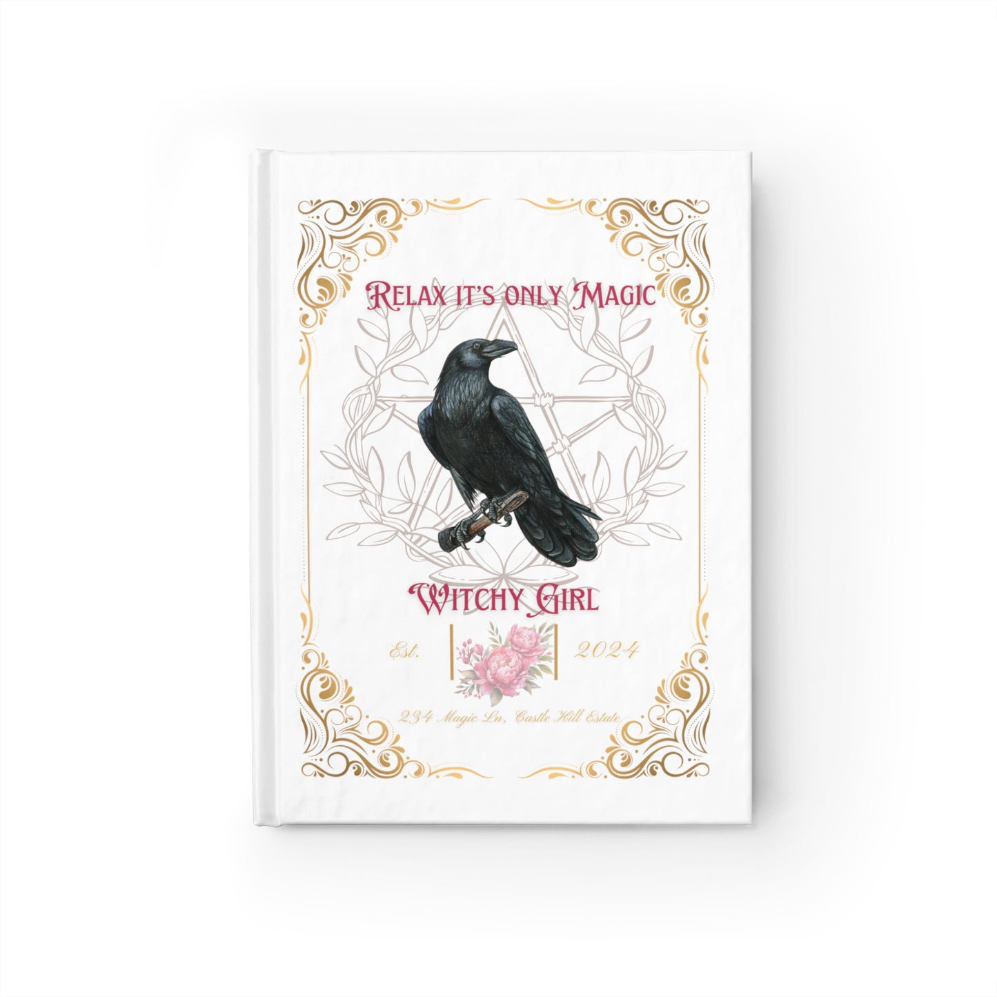 Relax It's Only Magic Cookbook Journal,Vintage Spellbook, Kitchen Witch - The Witchy Gypsy