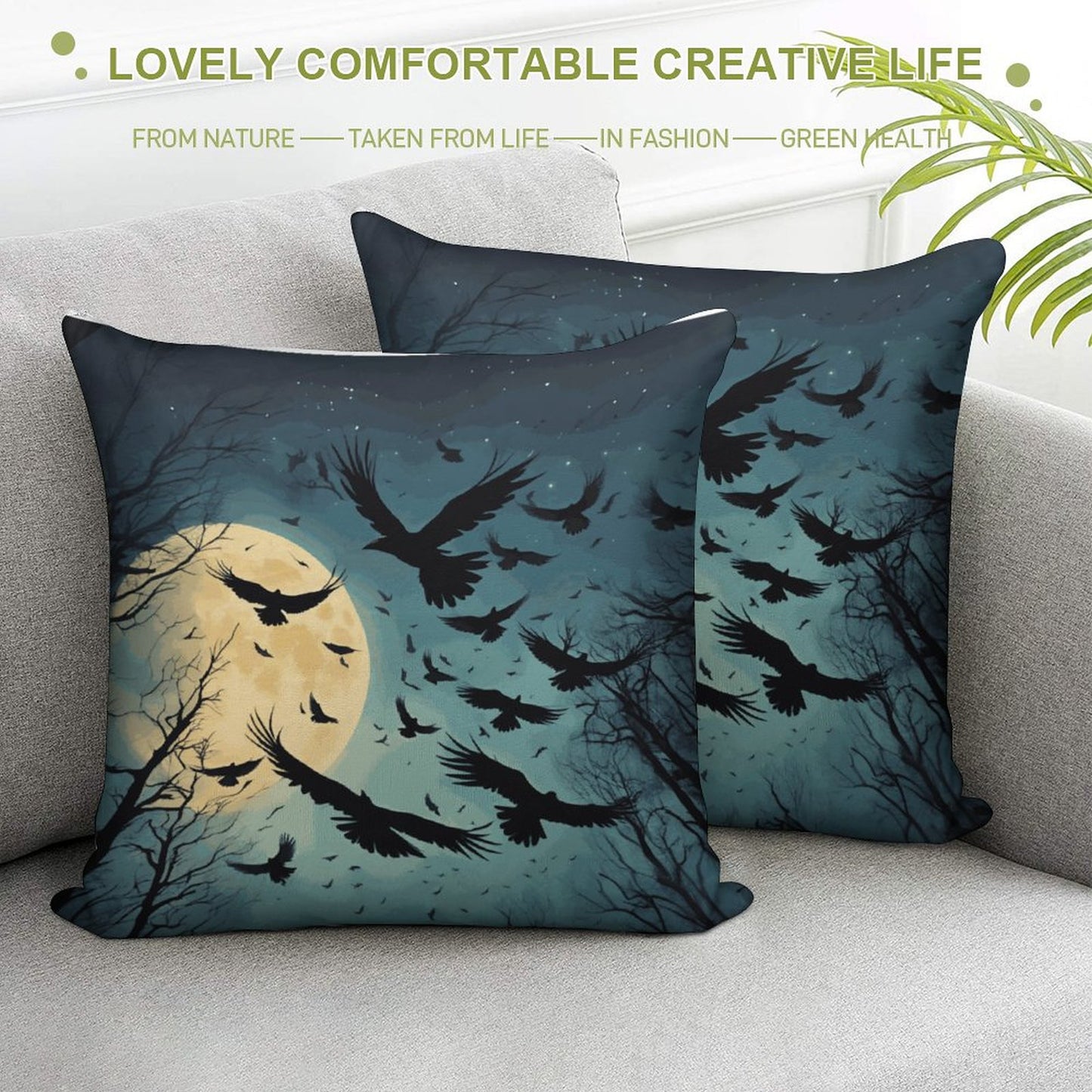 US Shipment-2-Piece Ultra-Soft Pillowcase Set-18"×18"/46x46cm