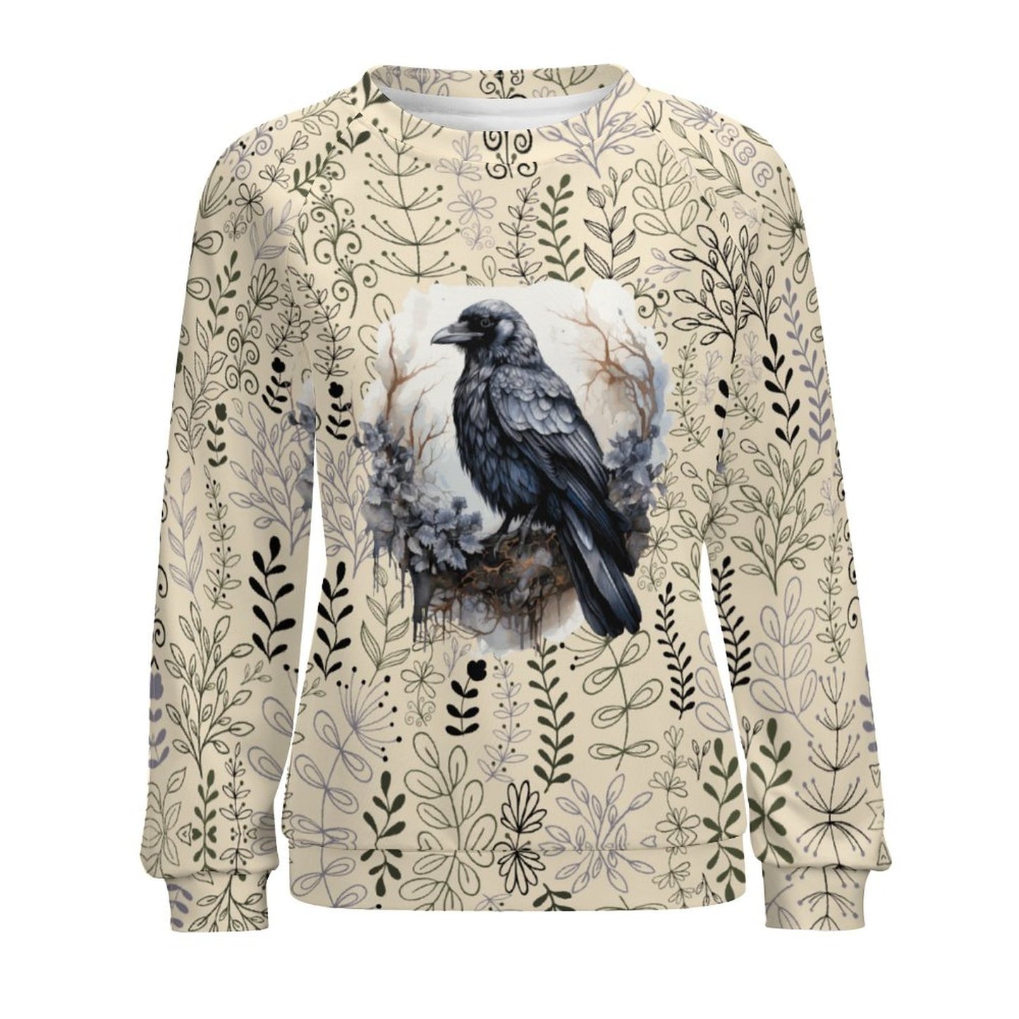 Crows Nest 280gsm Custom Sweatshirt Designs Raglan Style RHDEC2 (All-Over Printing)