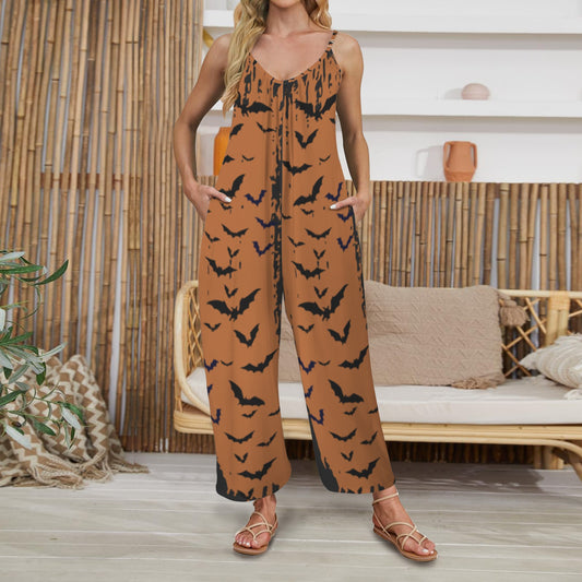 The Witchy Gypsy Cloud of Bats Jumpsuit