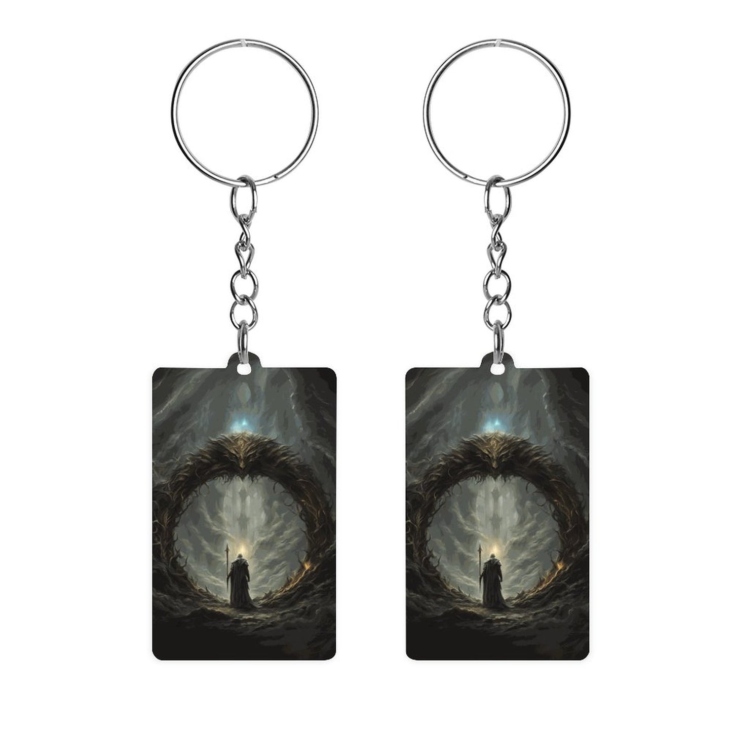 Age of Sigmor Warrior Acrylic Keychain, Elden Ring Warrior Acrylic Keychain