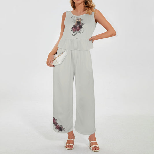 The Witchy Gypsy Otter Roses Two Piece Set