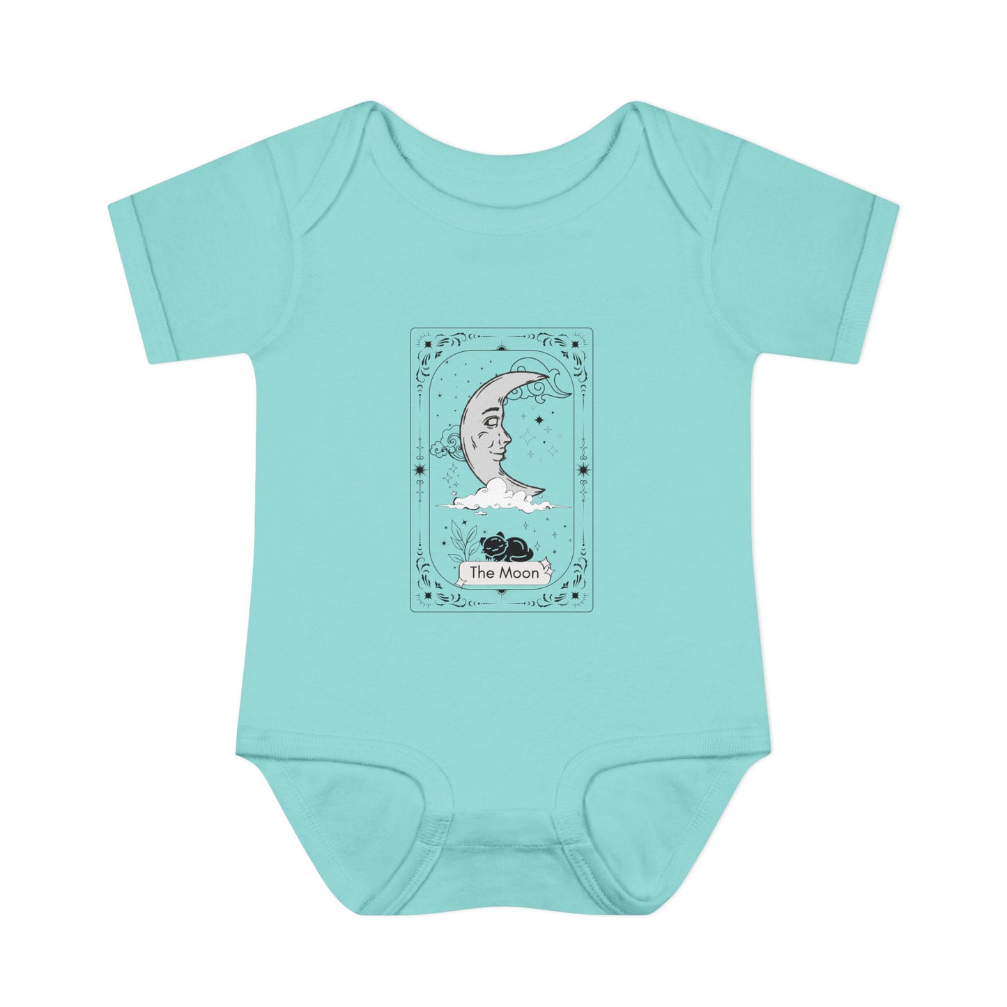 Celestial Tarot Baby Bodysuit: Witchy Infant Romper