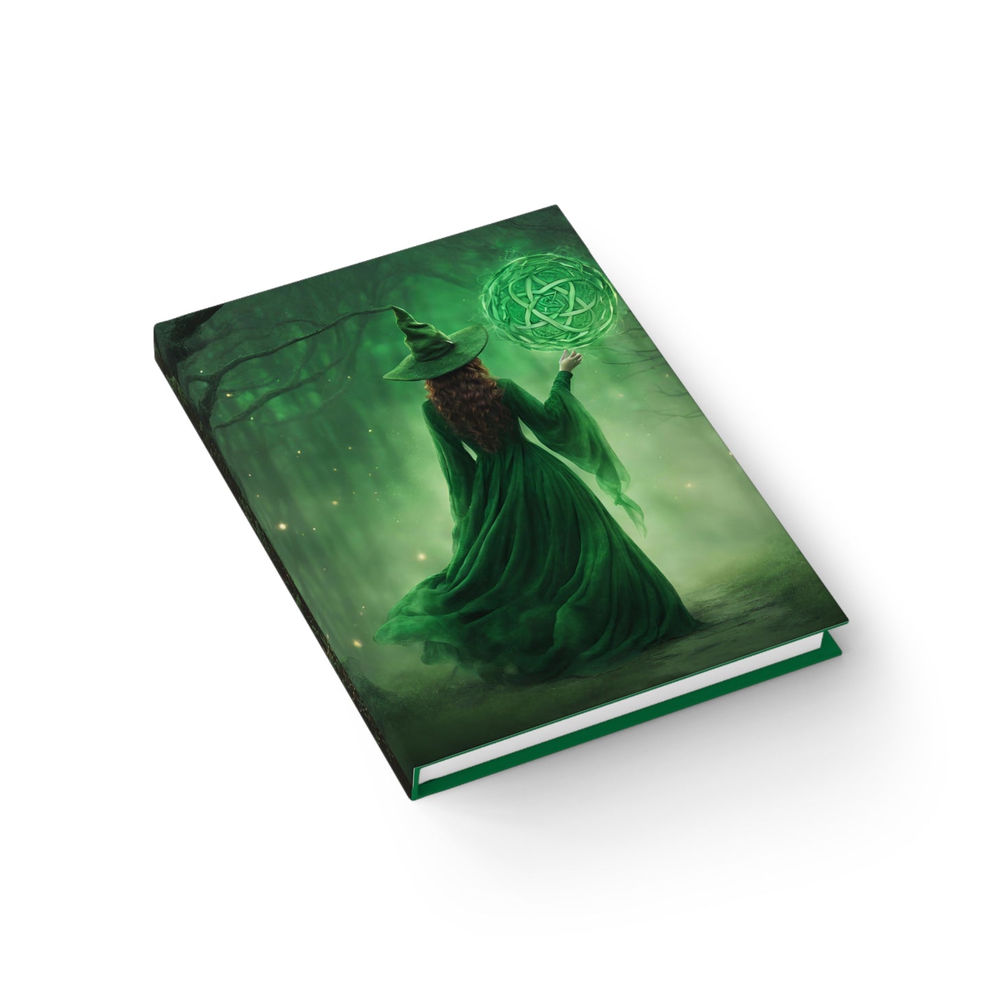Celtic Green Witch Journal - Ruled Line, Green Witch, Wicca Journal