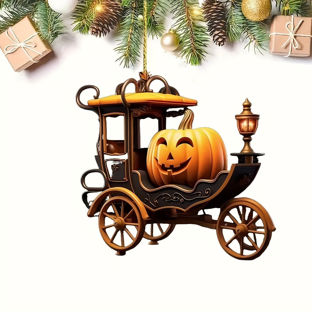 The Witchy Gypsy Halloween Pumpkin Ornament