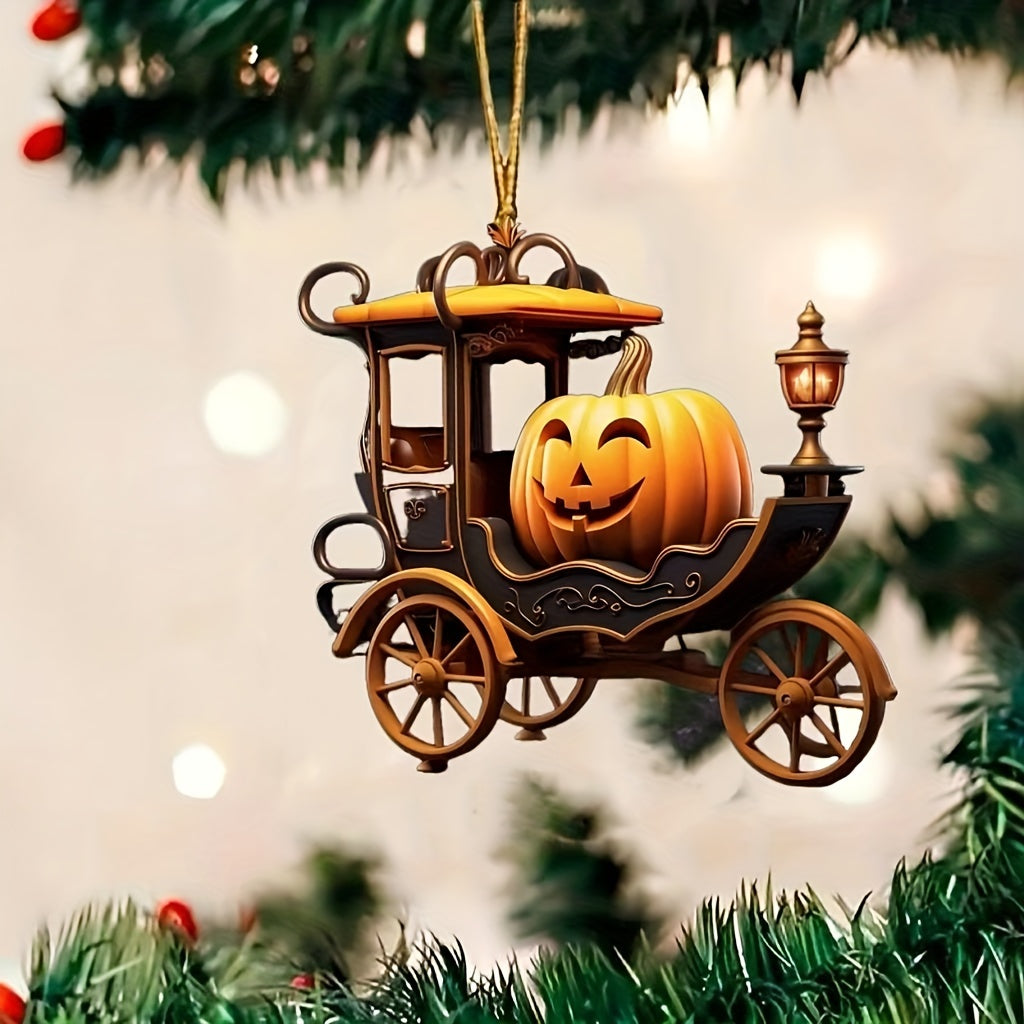 The Witchy Gypsy Halloween Pumpkin Ornament