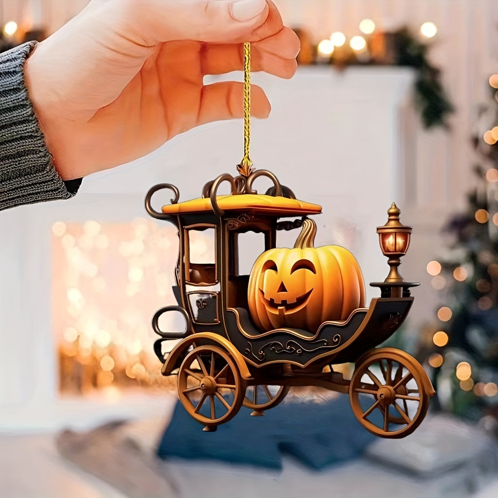 The Witchy Gypsy Halloween Pumpkin Ornament