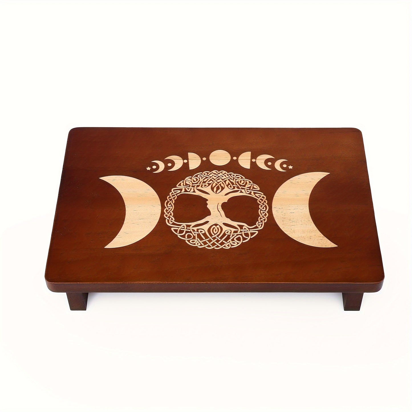 Compact Altar Table - Perfect for Meditation, Wiccan, Buddhist Practices