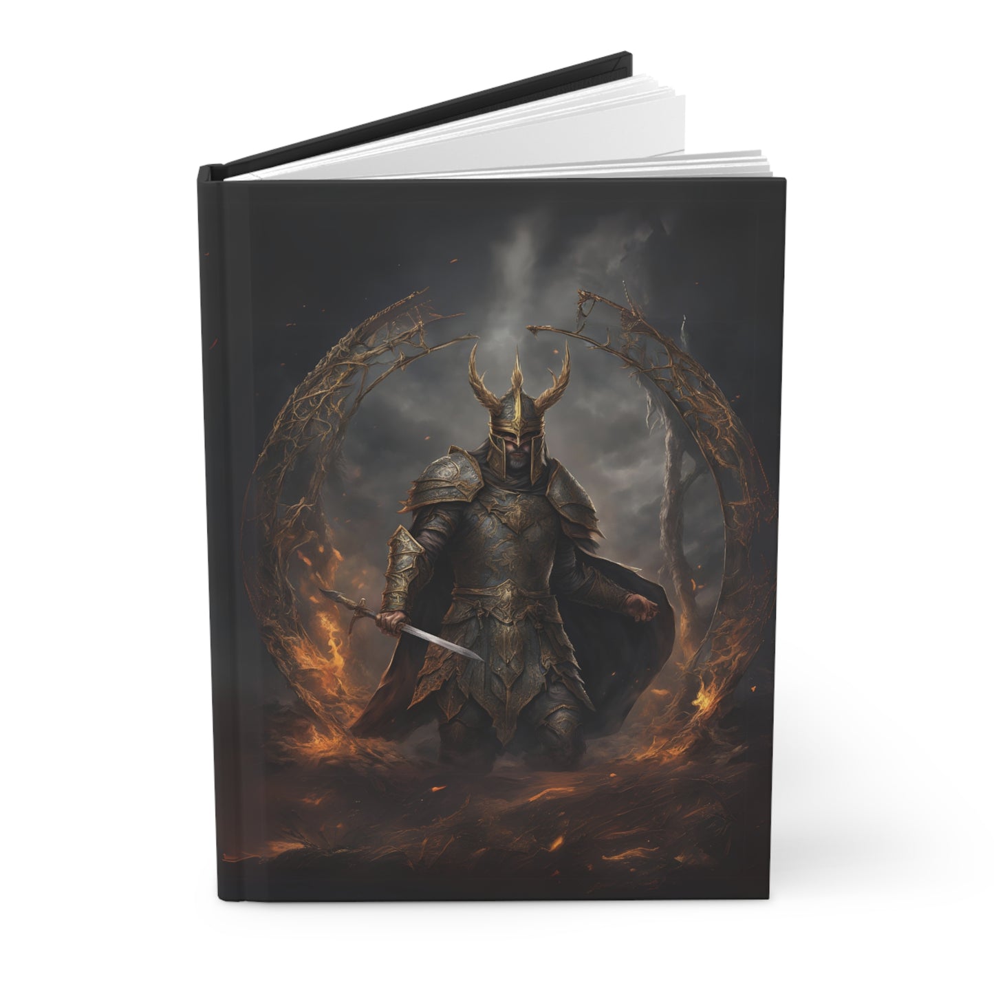 Dark Souls Warrior King Hardcover Journal Matte, Age of Sigmor Fantasy Gamer