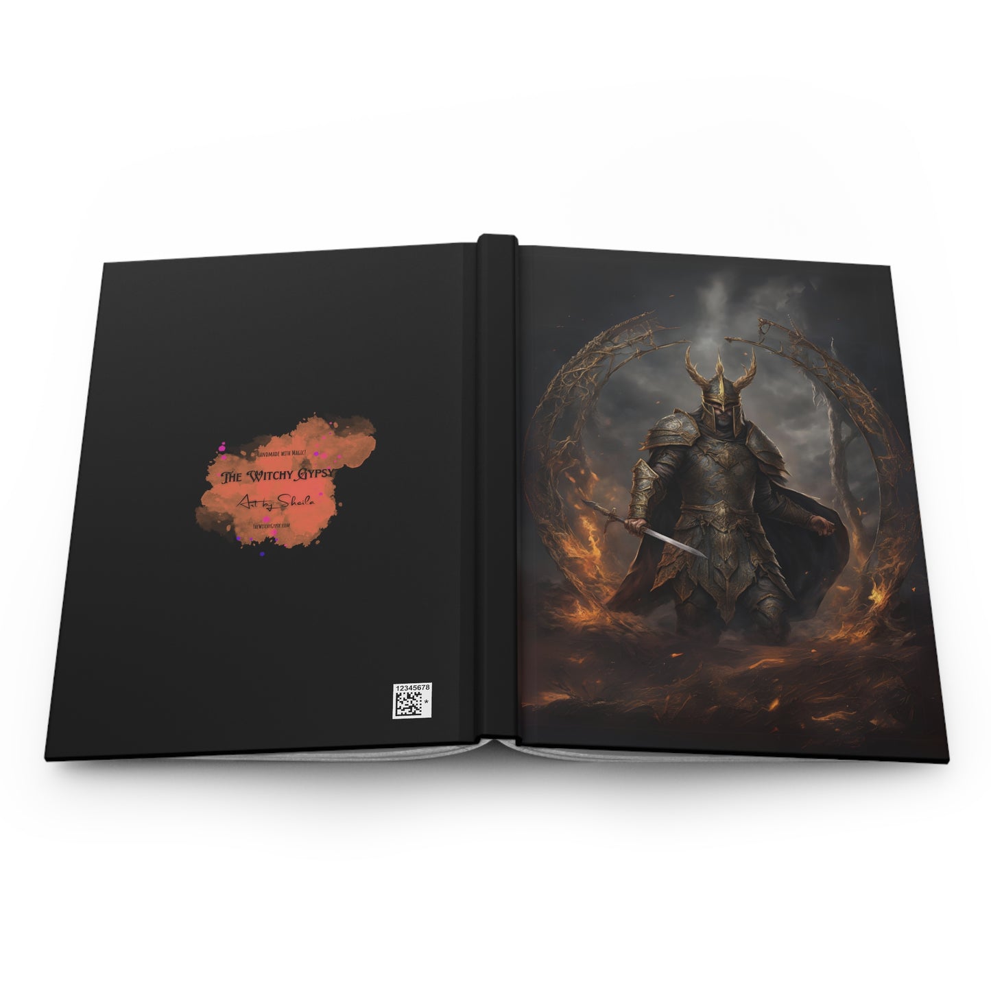 Dark Souls Warrior King Hardcover Journal Matte, Age of Sigmor Fantasy Gamer