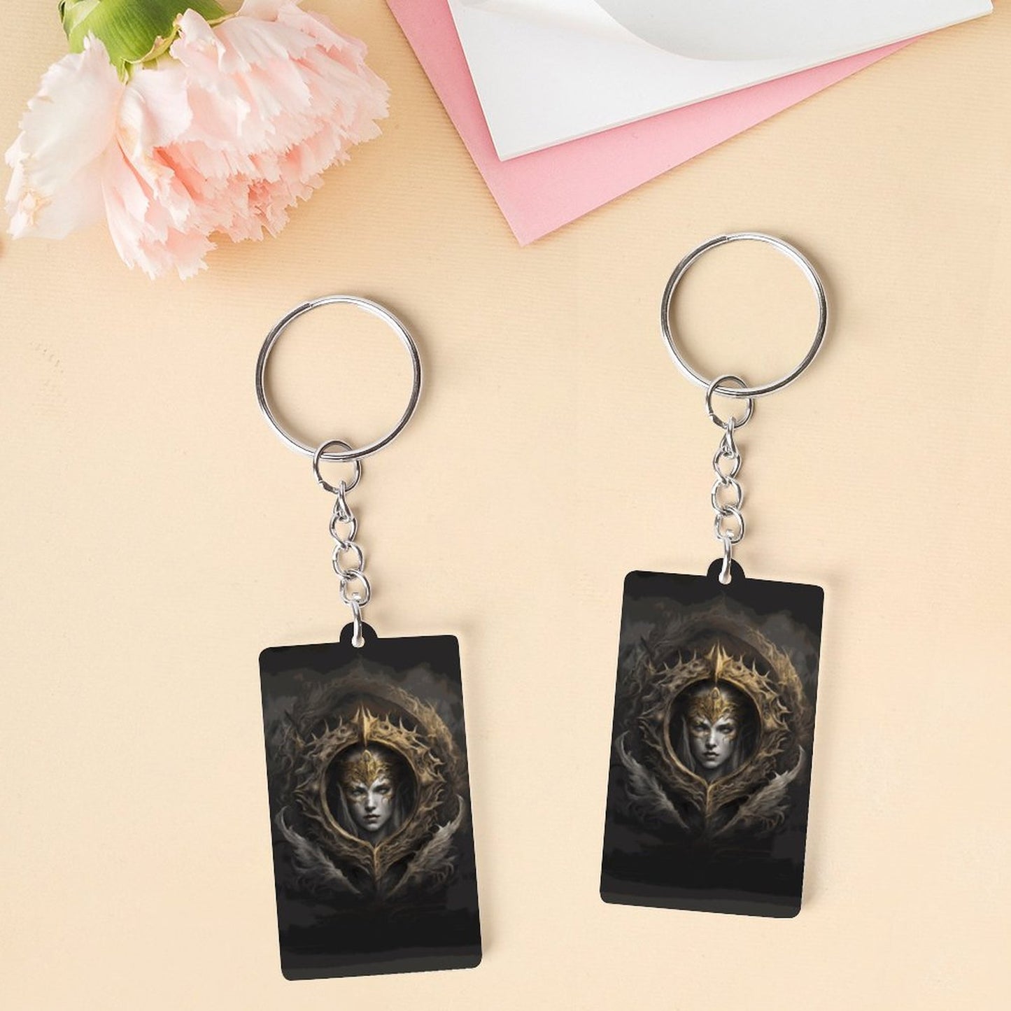 Elden Ring Queen Acrylic Keychain, Age of Sigmor, malenia elden ring