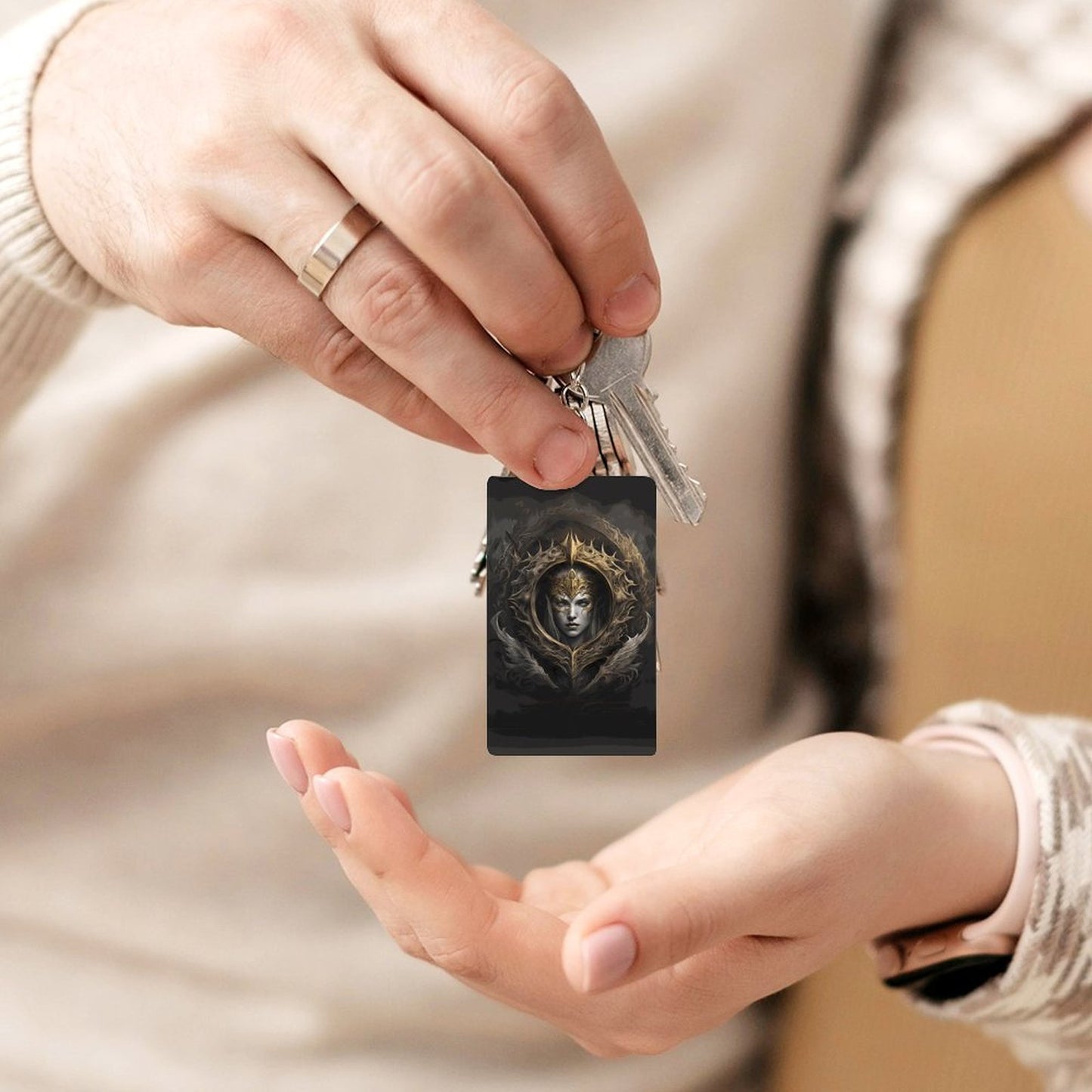 Elden Ring Queen Acrylic Keychain, Age of Sigmor, malenia elden ring