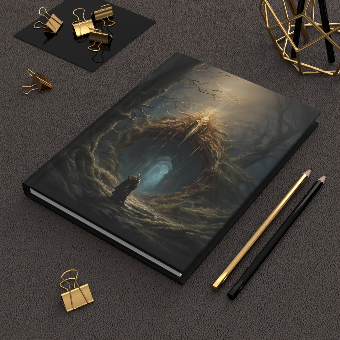 Elden Ring Warrior Hardcover Journal Matte, Fantasy Gamer notebook