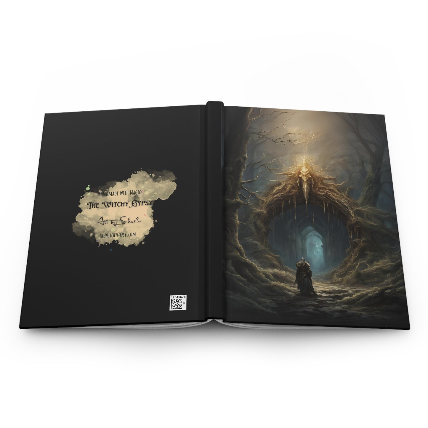 Elden Ring Warrior Hardcover Journal Matte, Fantasy Gamer notebook