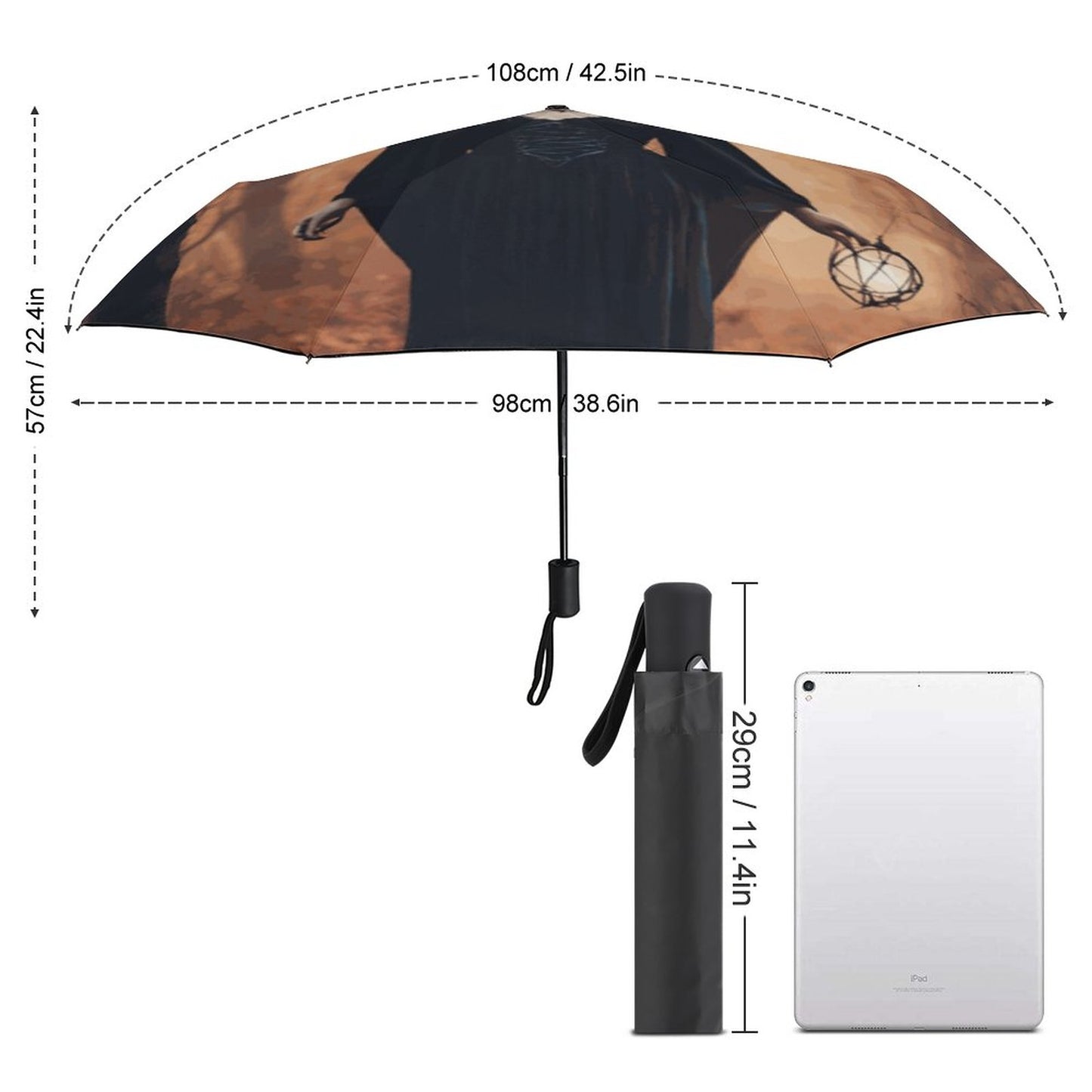 Forest Witch Auto Umbrella, Witchy Decor, witchy stuff, bookish things
