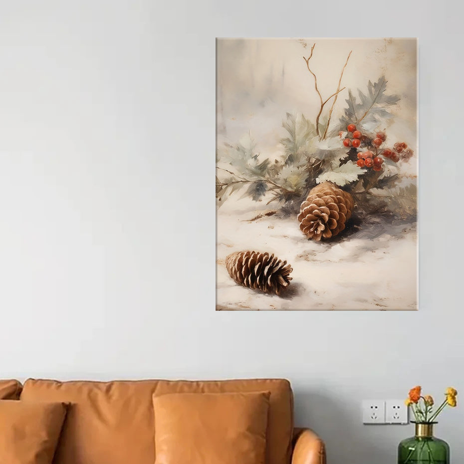 The Witchy Gypsy Christmas Pinecone Wall Art