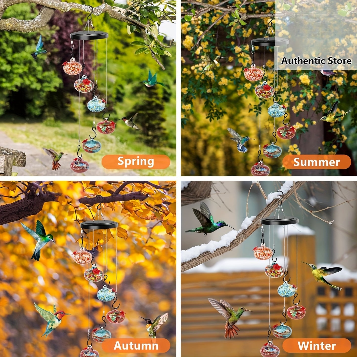 The Witchy Gypsy Humming Bird Feeder Chime