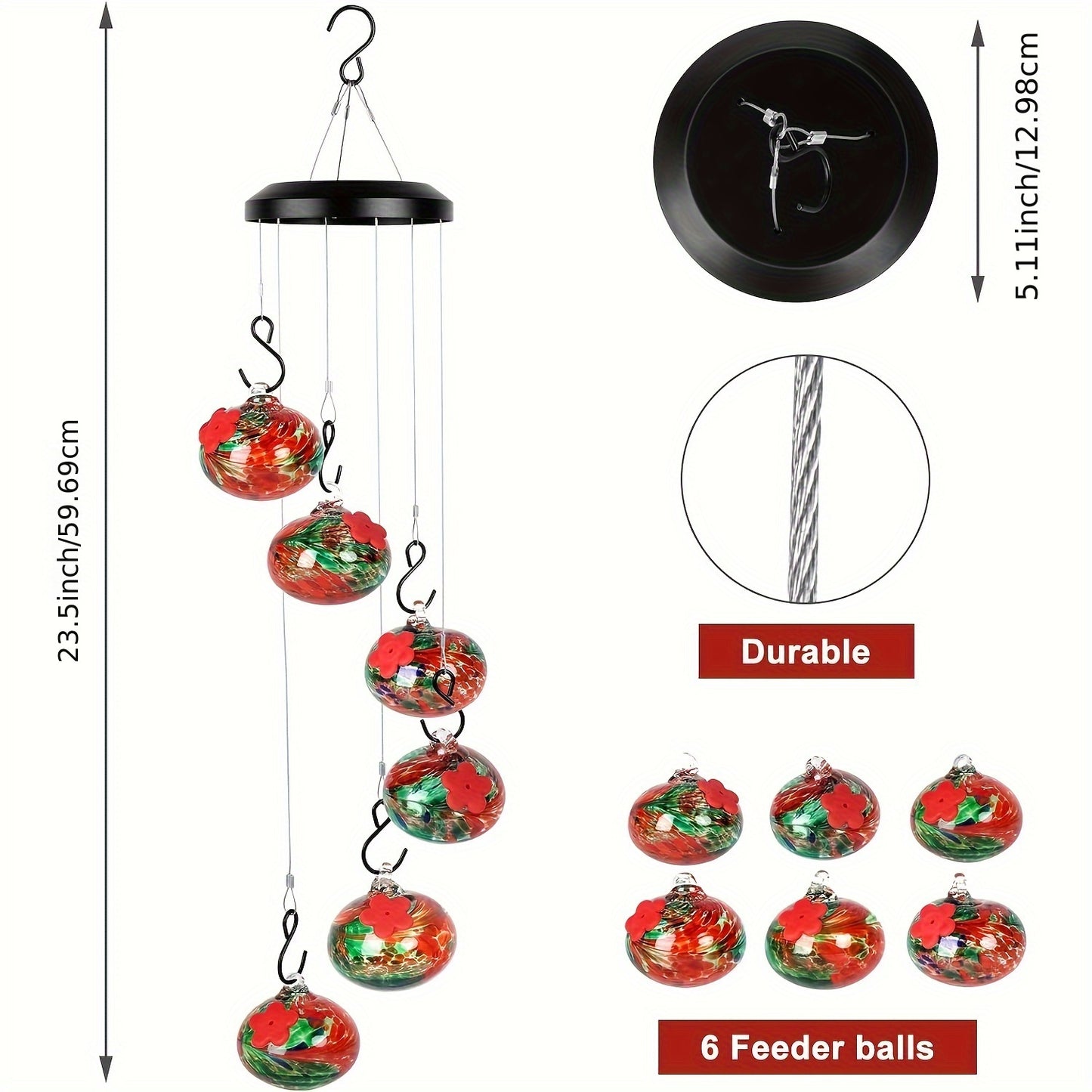 The Witchy Gypsy Humming Bird Feeder Chime