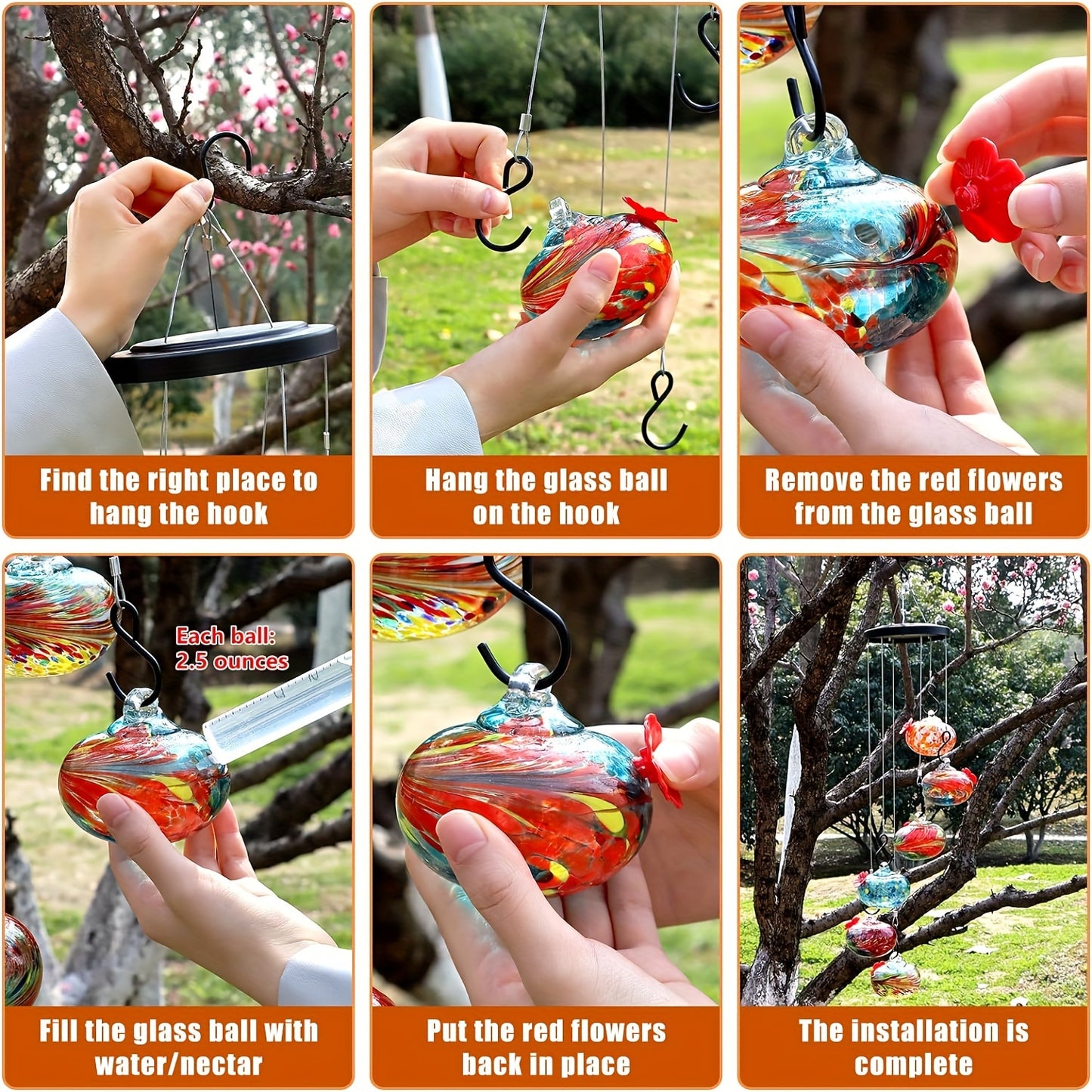 The Witchy Gypsy Humming Bird Feeder Chime