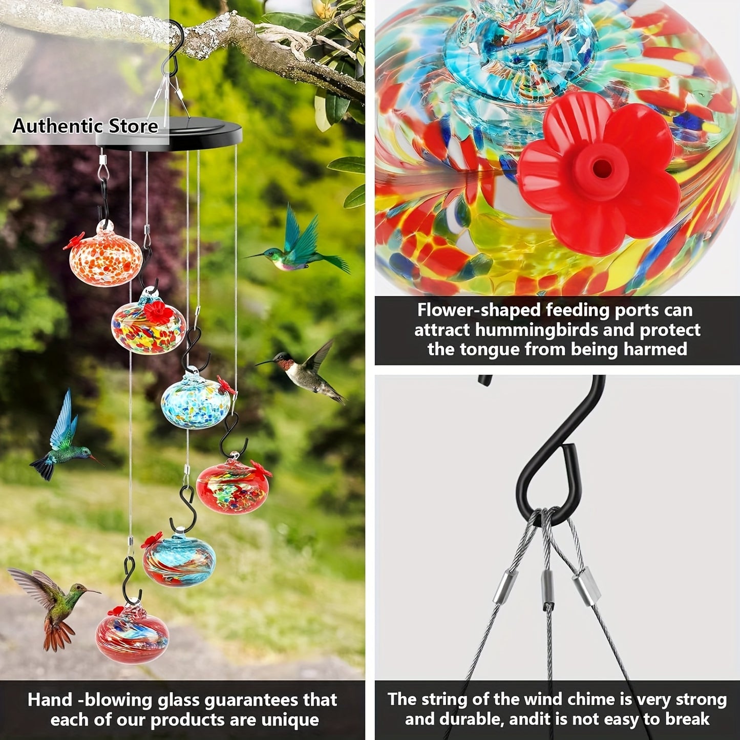 The Witchy Gypsy Humming Bird Feeder Chime