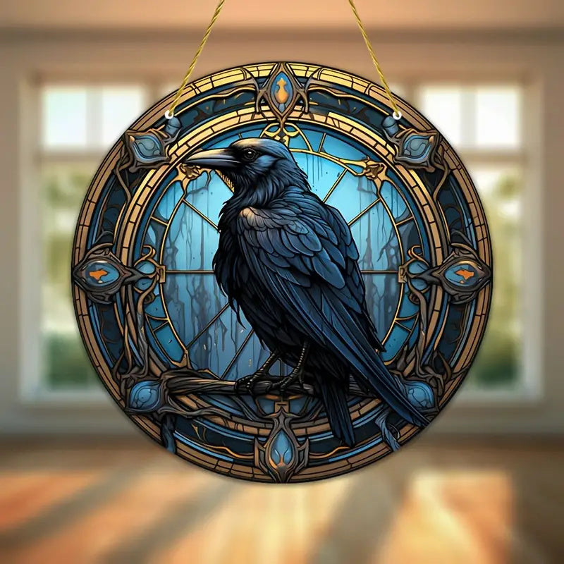 The Witchy Gypsy Crow Suncatcher