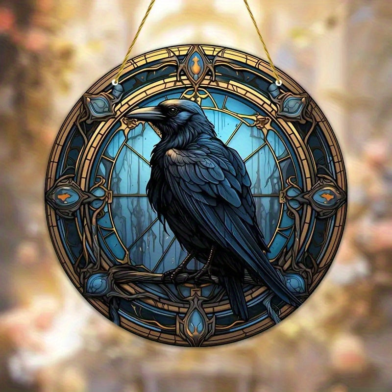 The Witchy Gypsy Crow Suncatcher