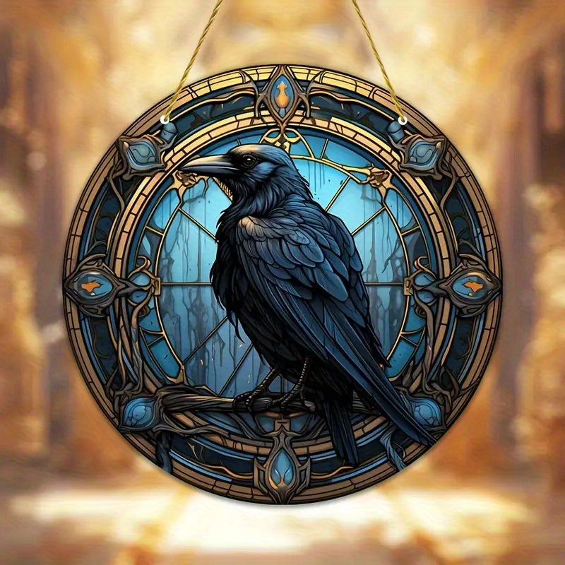 The Witchy Gypsy Crow Suncatcher